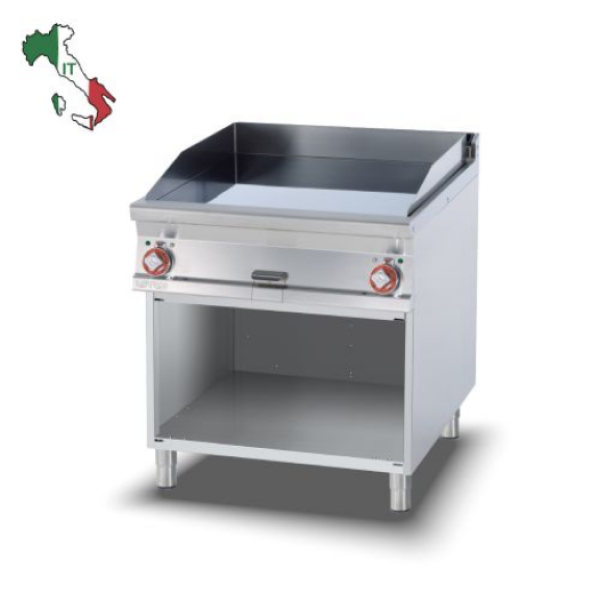  Πλατώ επιδαπέδιο ηλεκτρικό διπλό λείο χρωμίου  FTL-98ETS 